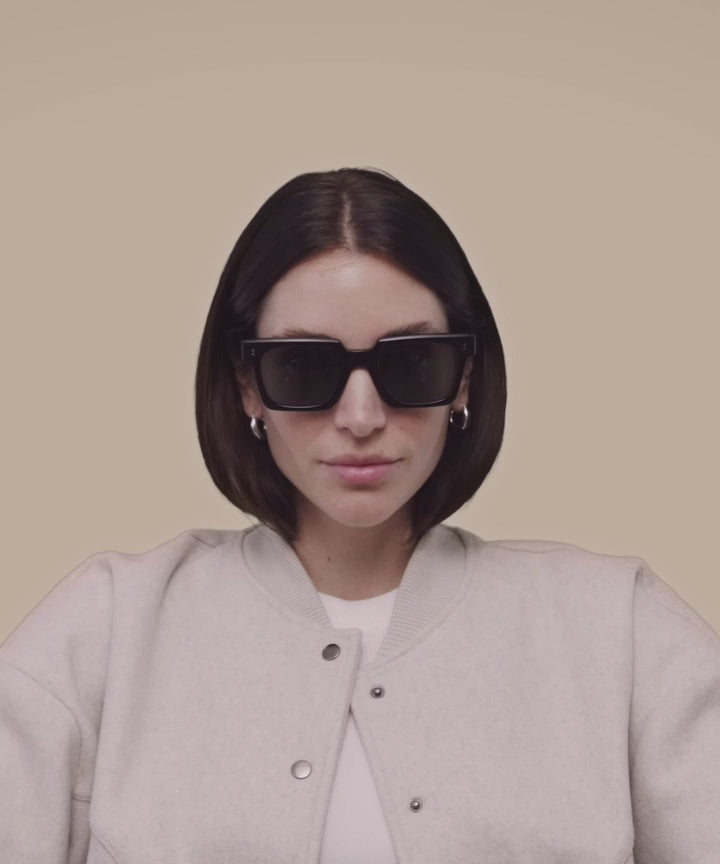 Johann Wolff Anna Black Sunglasses
