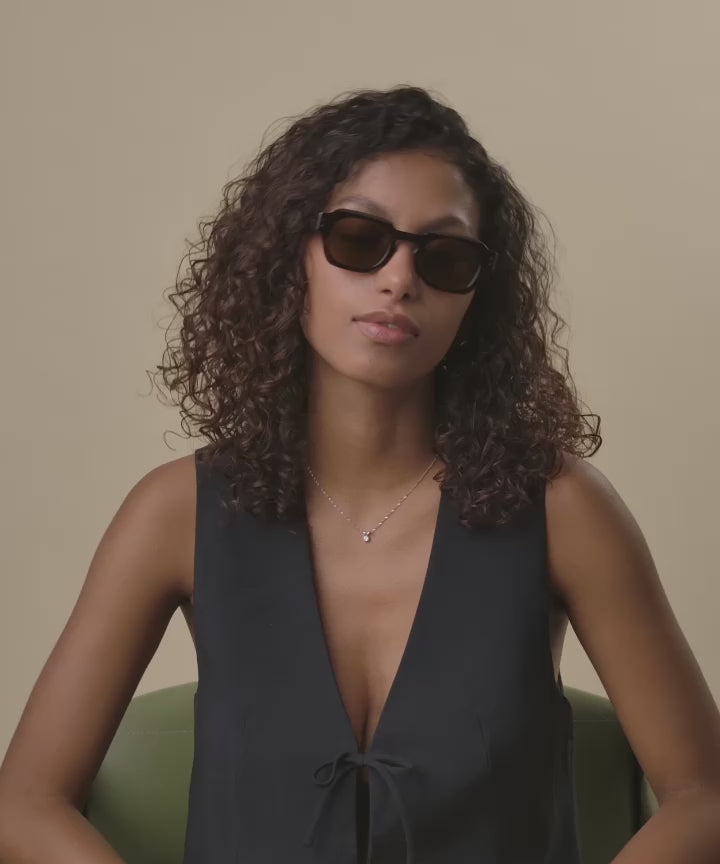 Johann Wolff Bastei Dark Havana Sunglasses