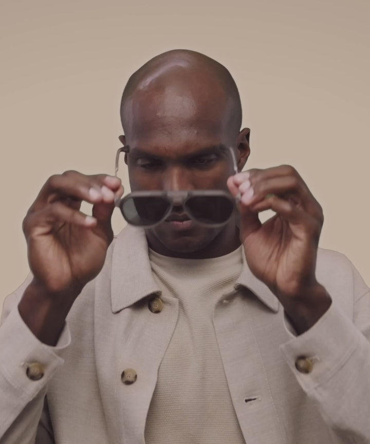 Johann Wolff Bernau Matte Smoke Sunglasses