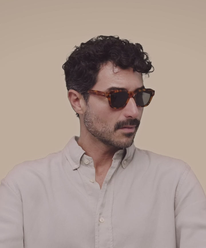 Johann Wolff Dessau Amber Tortoise Sunglasses