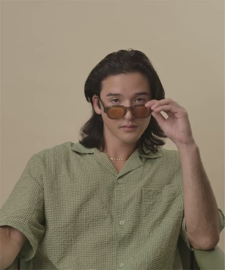 Johann Wolff Bastei Olive Tuscan Sunglasses