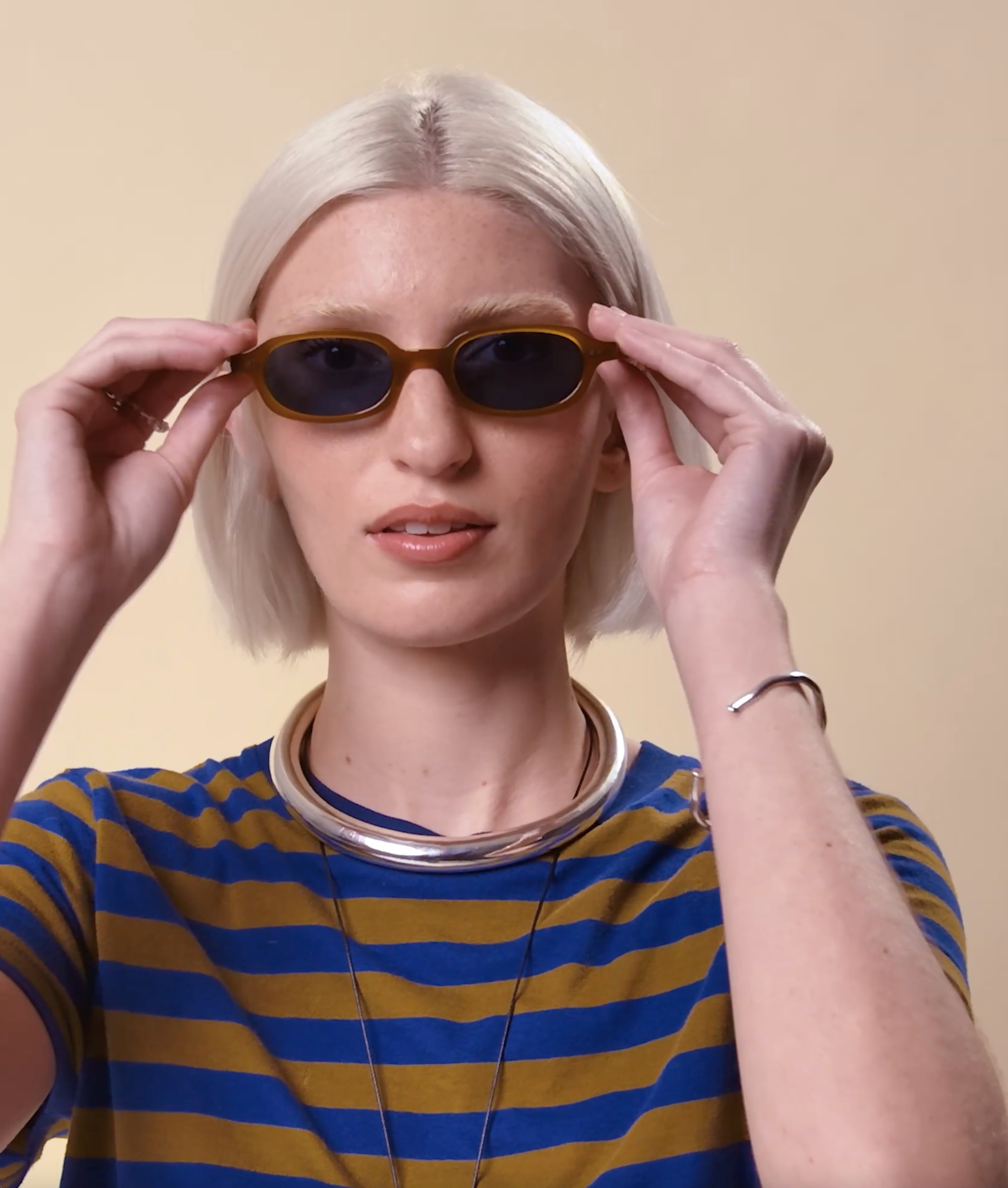 johann wolff alma amber sunglasses