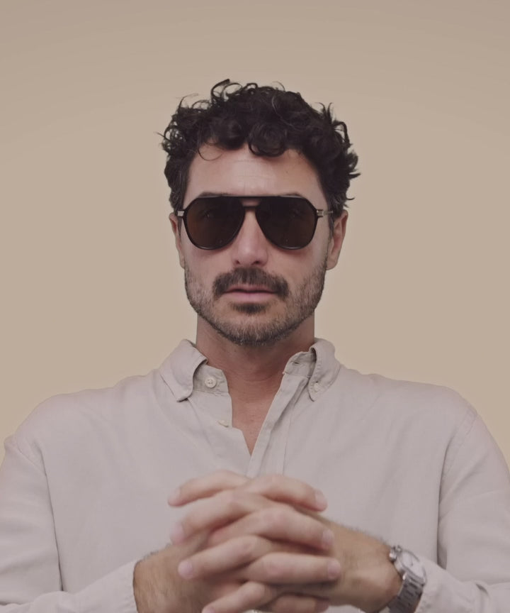 Johann Wolff Bernau Black Sunglasses