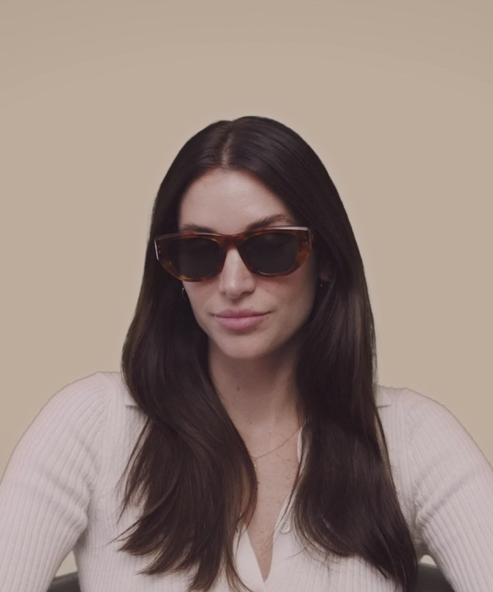 Johann Wolff Weimar Vintage Tortoise Brown Sunglasses