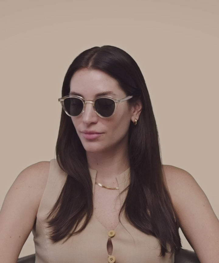 Johann Wolff Zhan Champagne Sunglasses