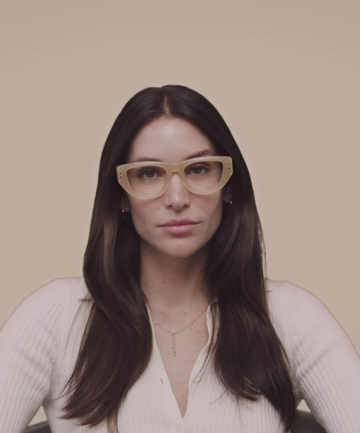 Johann Wolff Weimar Creme Eyeglasses