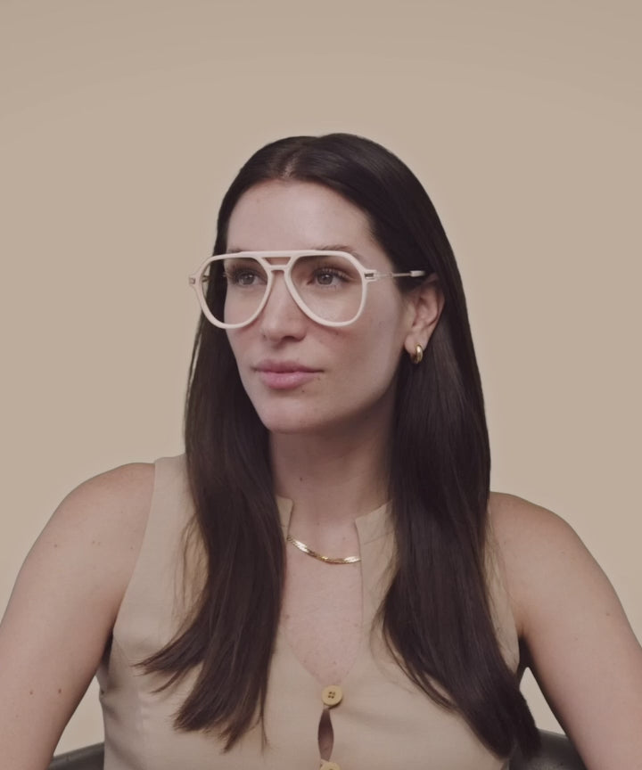 Johann Wolff Bernau Matte Ivory Eyeglasses