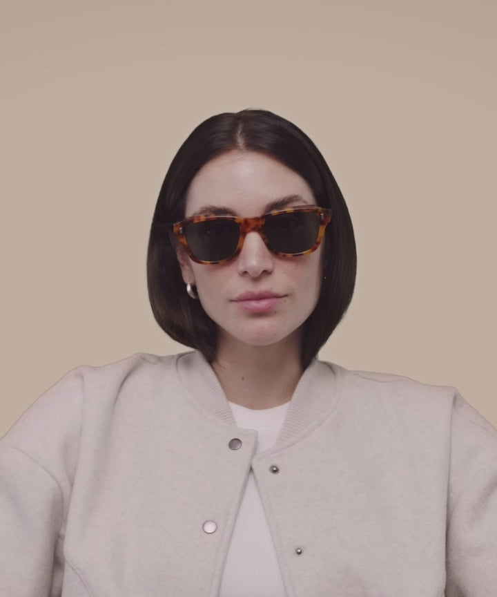Johann Wolff Dessau Amber Tortoise Sunglasses