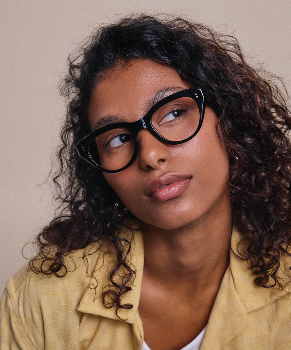 Johann Wolff Sophie Black Eyeglasses