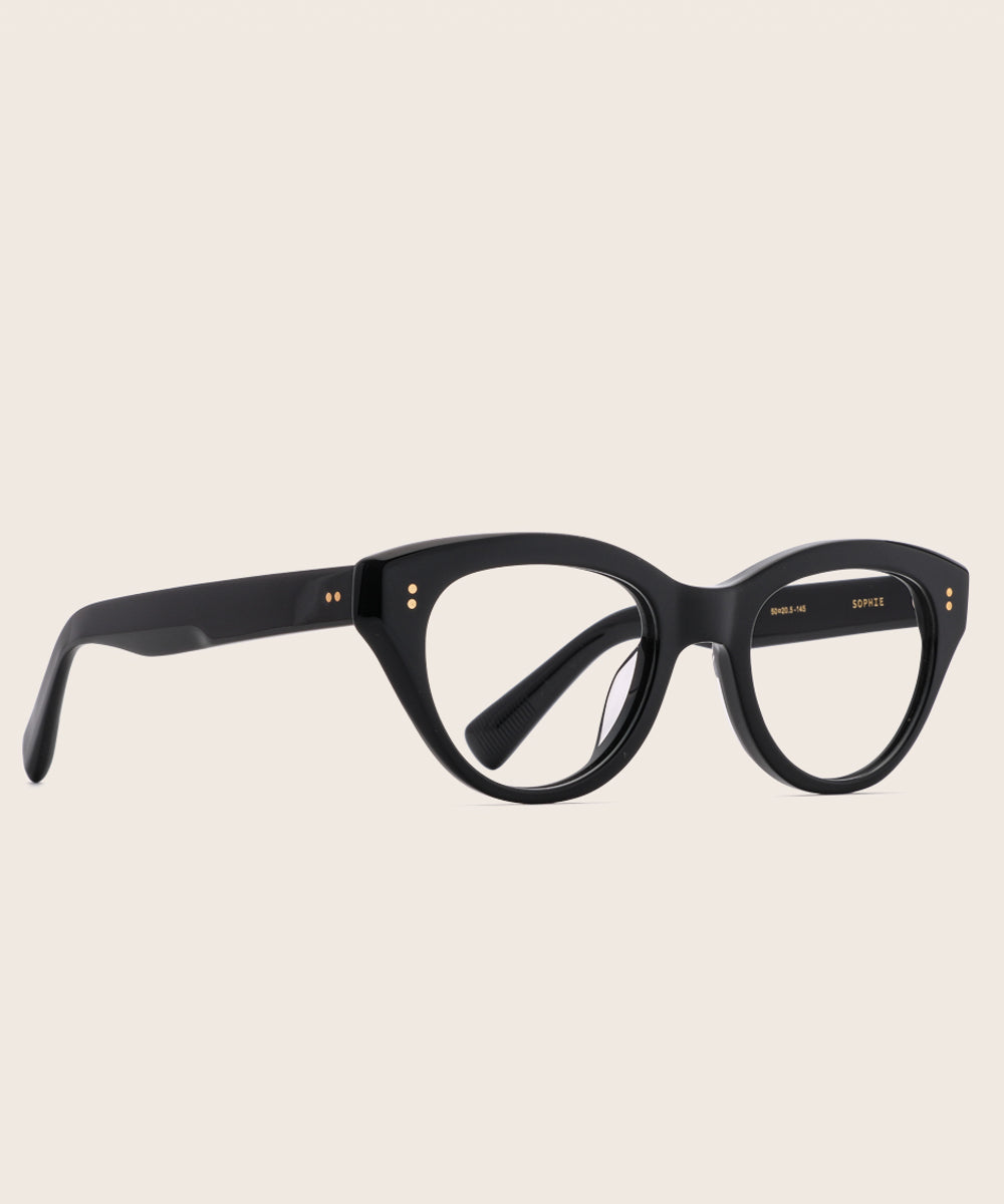 Johann Wolff Sophie Black Eyeglasses