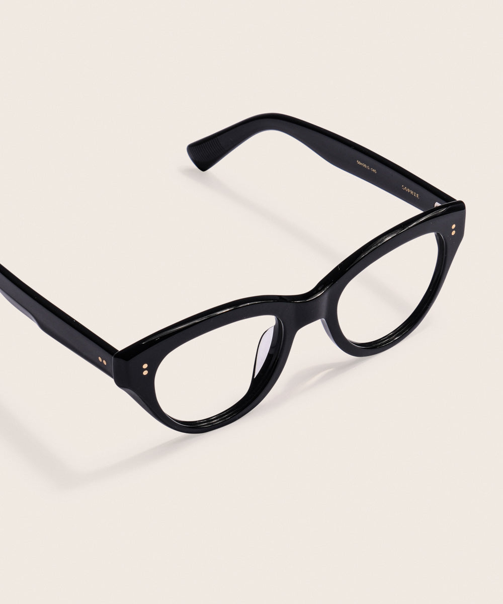 Johann Wolff Sophie Black Eyeglasses