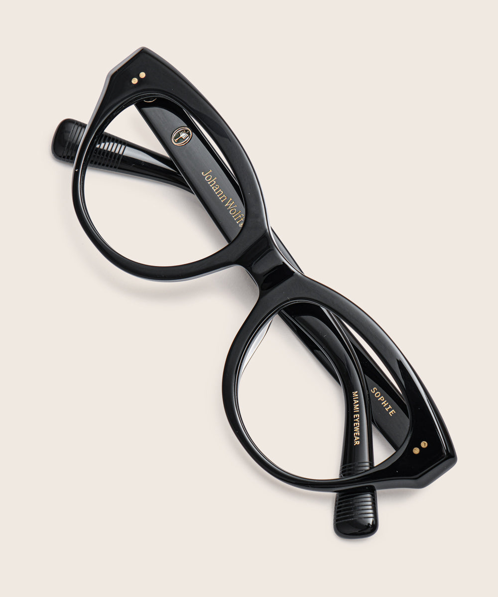 Johann Wolff Sophie Black Eyeglasses