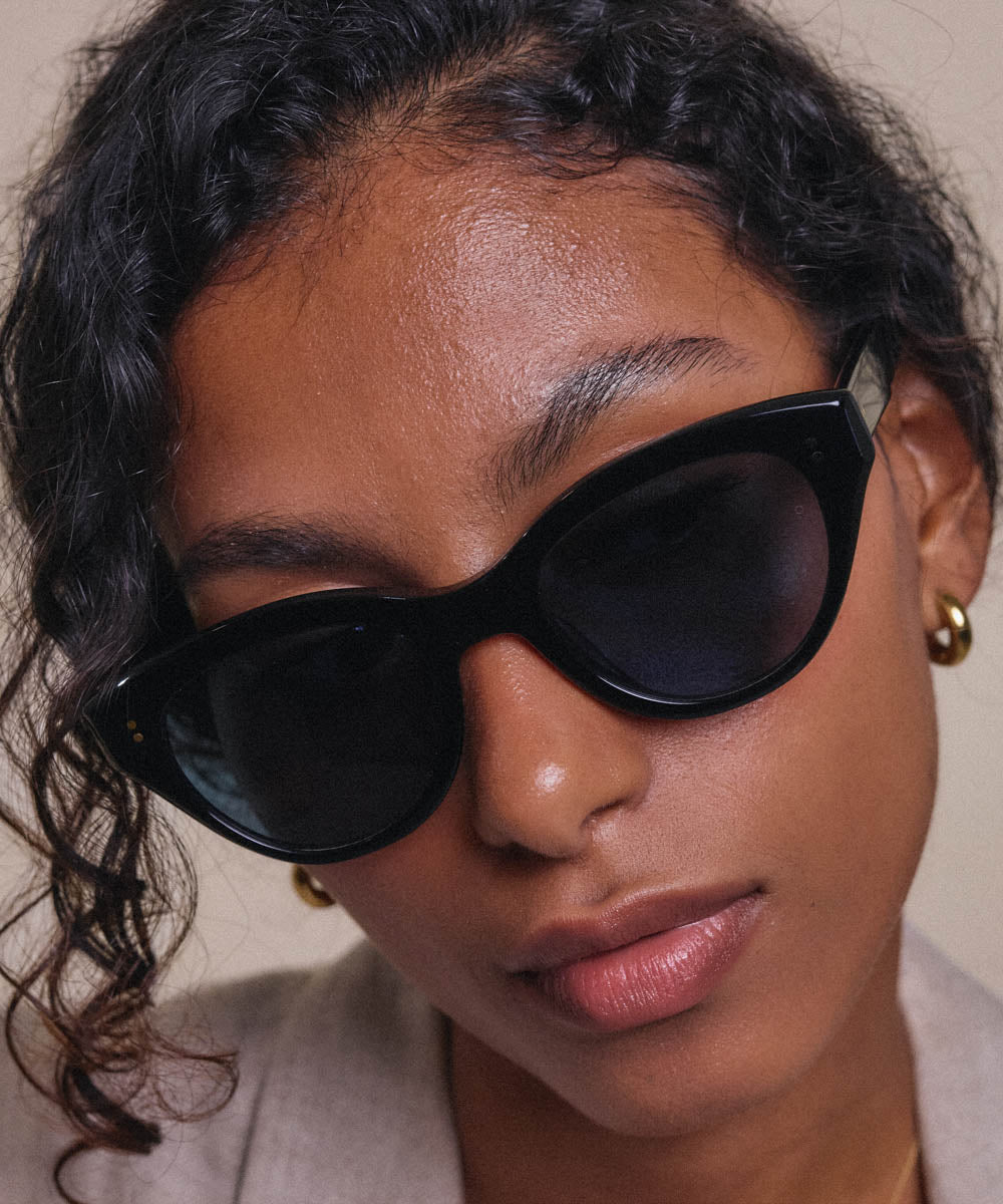 Johann Wolff Sophie Black Sunglasses