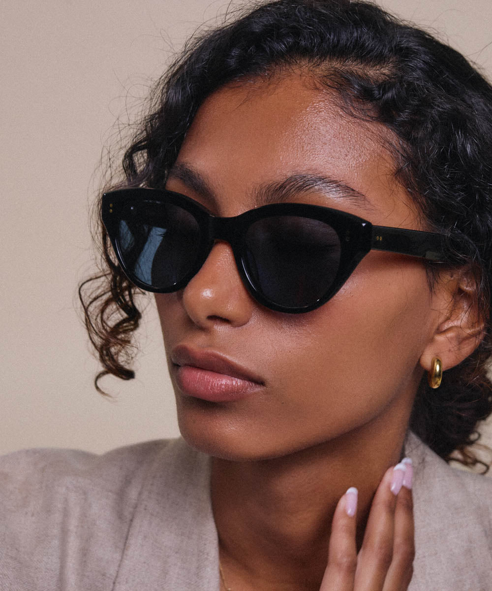 Johann Wolff Sophie Black Sunglasses