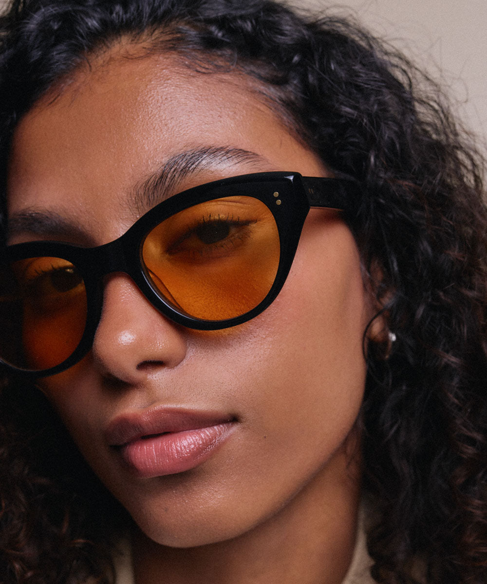 Johann Wolff Sophie Black Tuscan Sunglasses