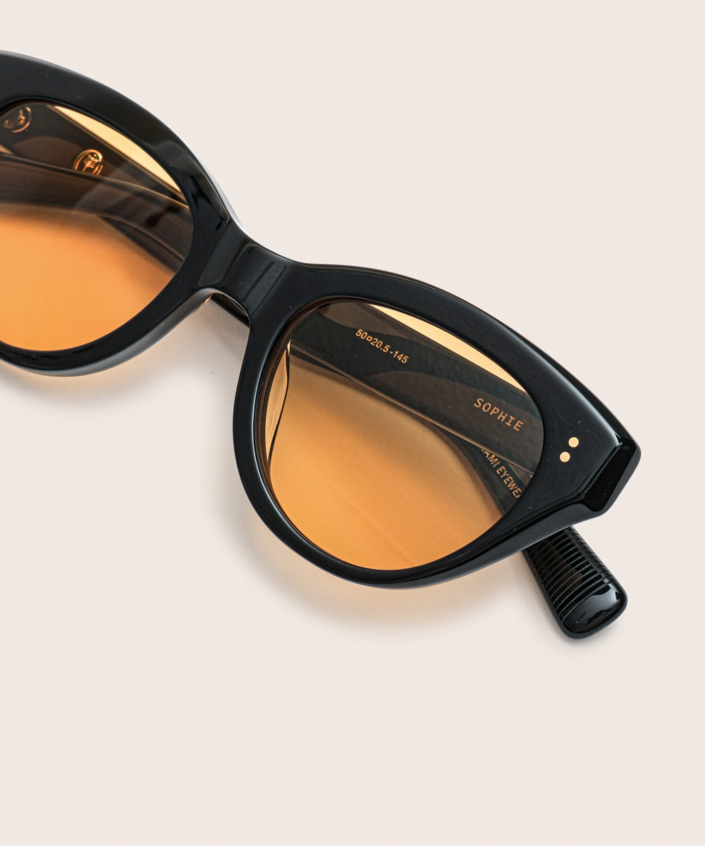 Johann Wolff Sophie Black Tuscan Sunglasses
