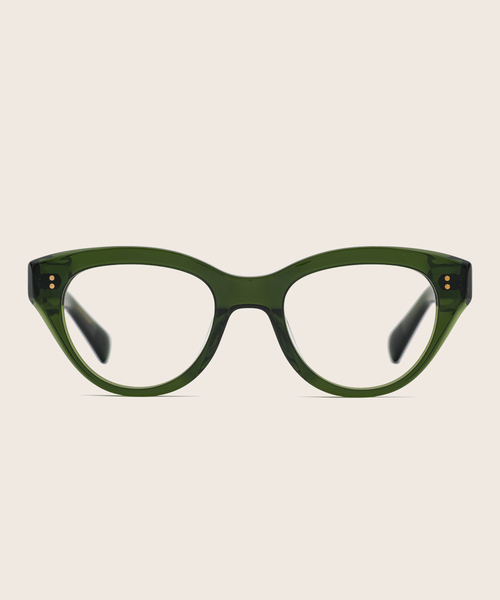 Johann Wolff Sophie Palm Green Eyeglasses