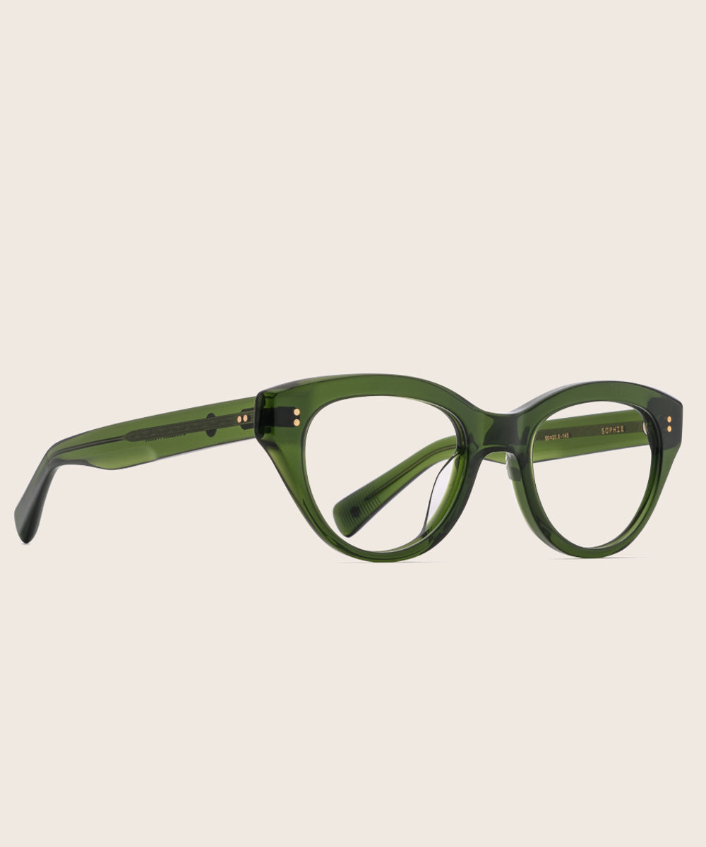 Johann Wolff Sophie Palm Green Eyeglasses