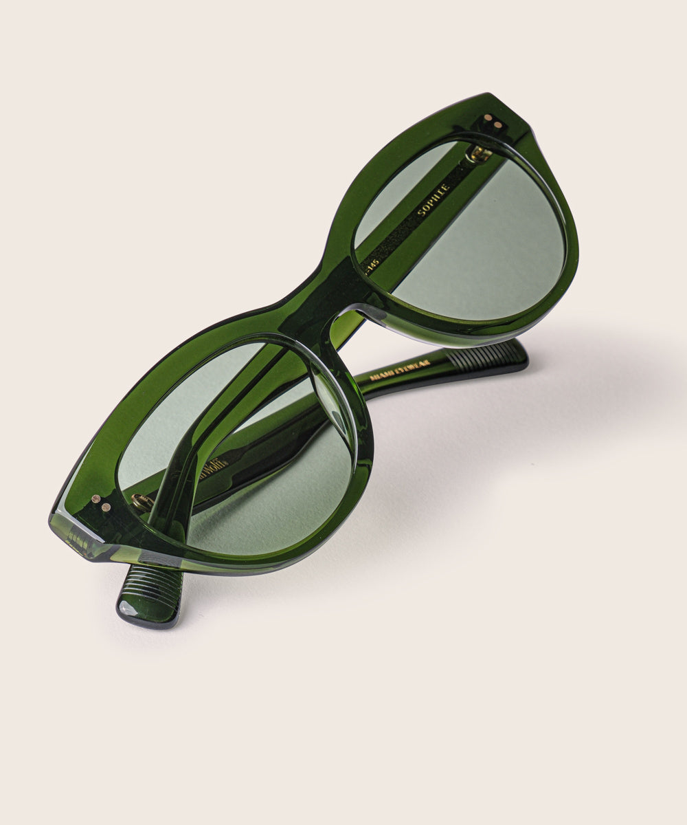 Johann Wolff Sophie Palm Green Mint Sunglasses