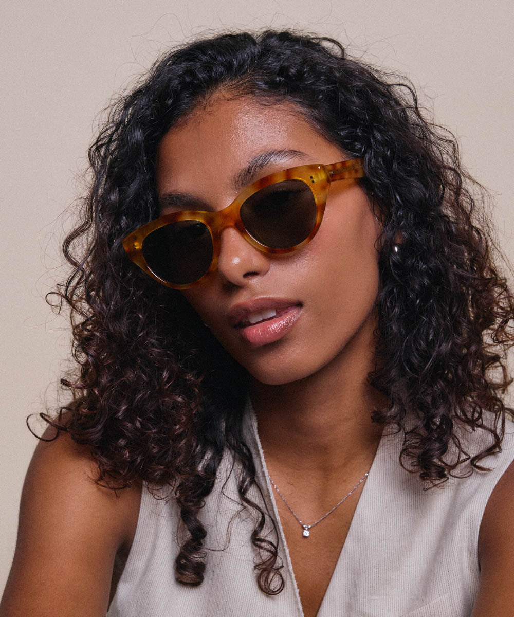 Johann Wolff Sophie Vintage Tortoise Sunglasses