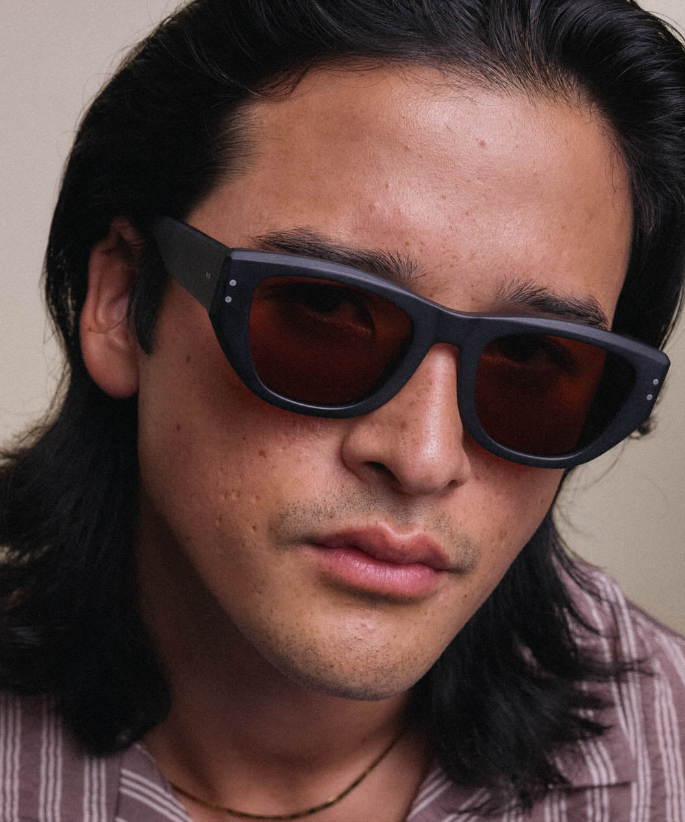 Johann Wolff Weimar Matte Black Sunglasses