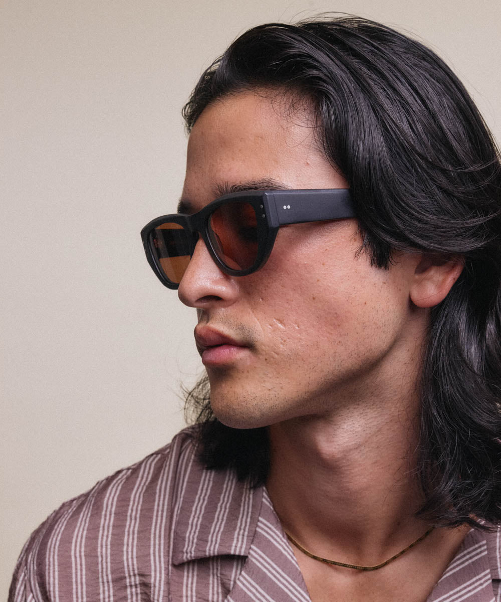 Johann Wolff Weimar Matte Black Sunglasses