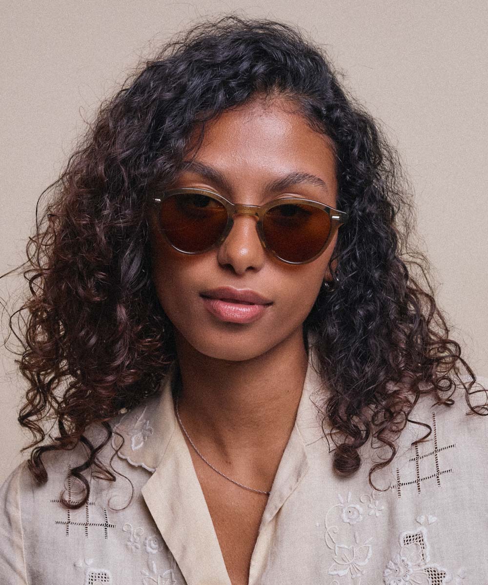 Johann Wolff Zhan Olive Sunglasses
