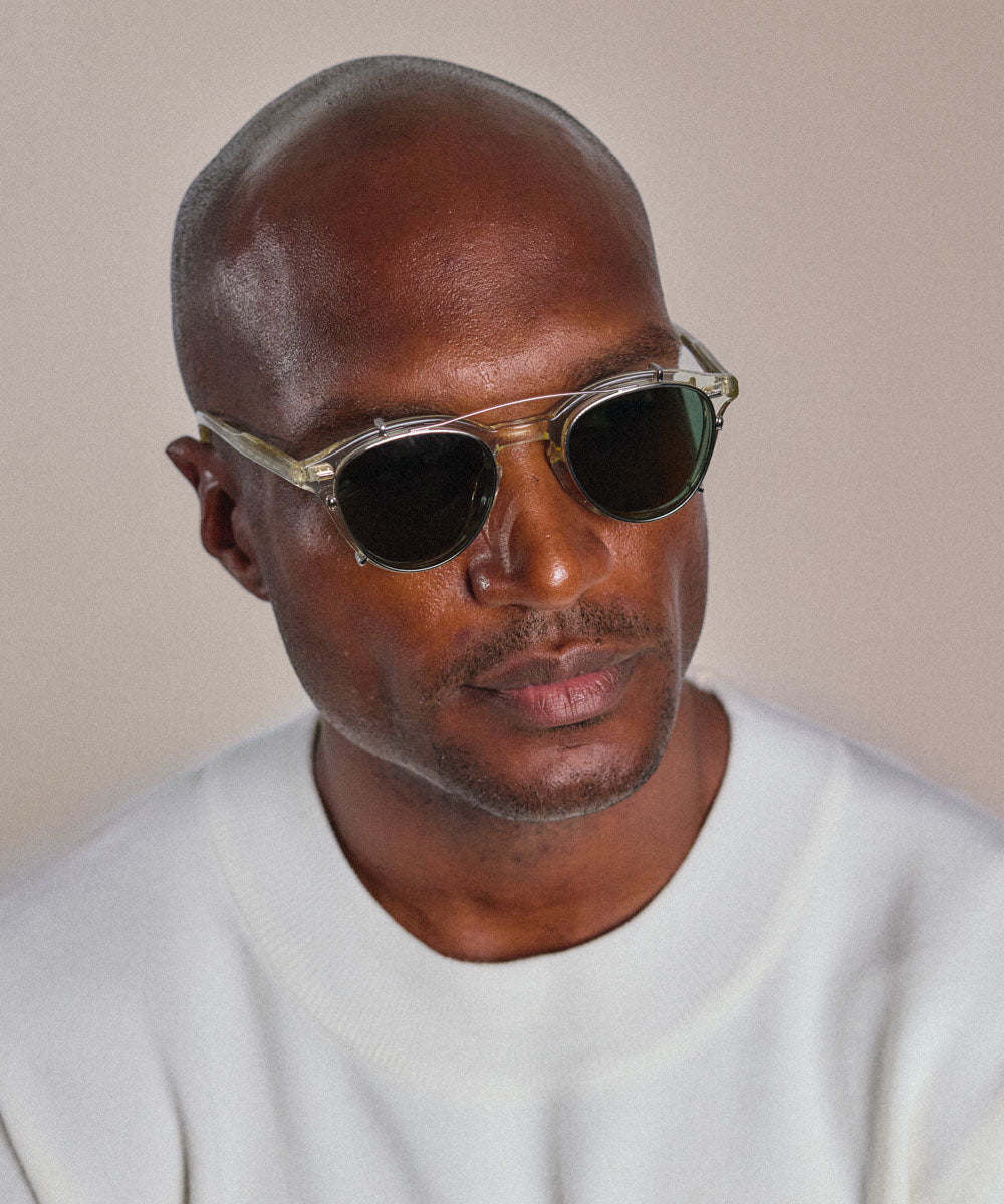 Johann Wolff Zhan Silver Green Clip