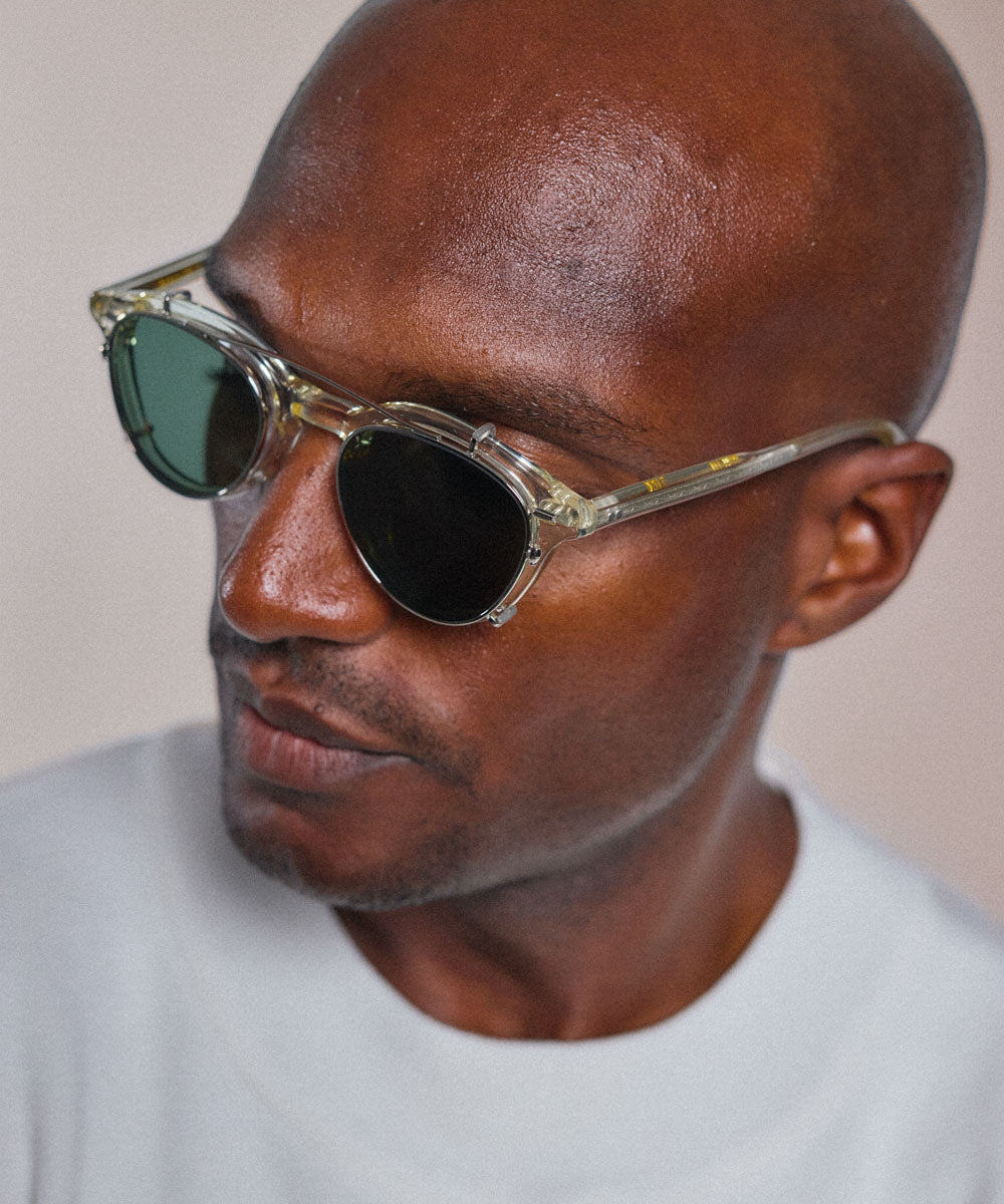 Johann Wolff Zhan Silver Green Clip