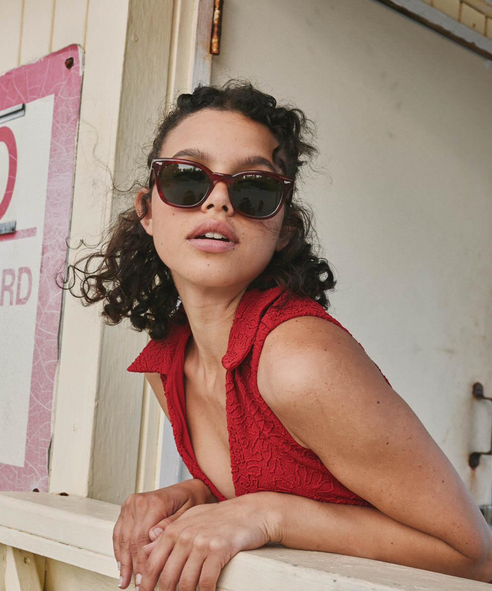 Johann Wolff Silver Arrow Havana Sunglasses