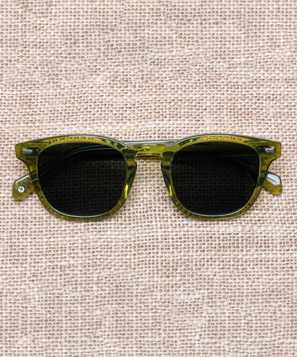 Johann Wolff | Kepler Sunglasses - Miami Eyewear Matte Army