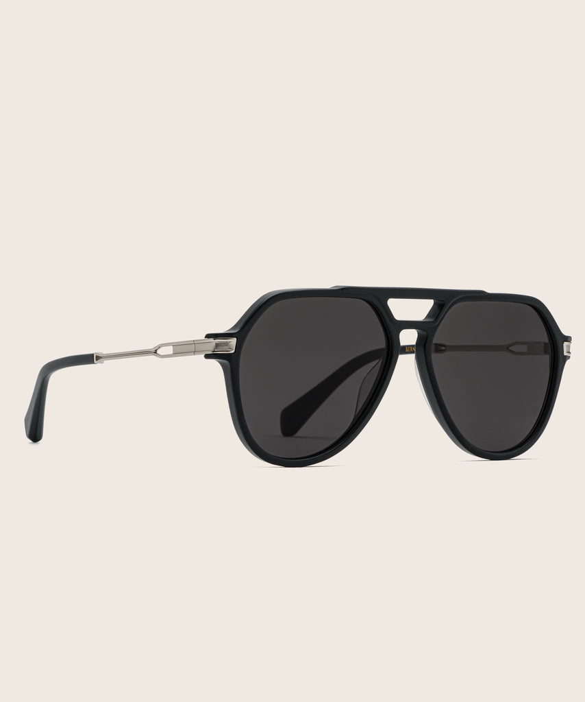 Johann Wolff Bernau Matte Matte Black Sunglasses1 #color_matte-black