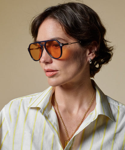 Johann Wolff Bernau Matte Navy Tuscan Light Sunglasses10 