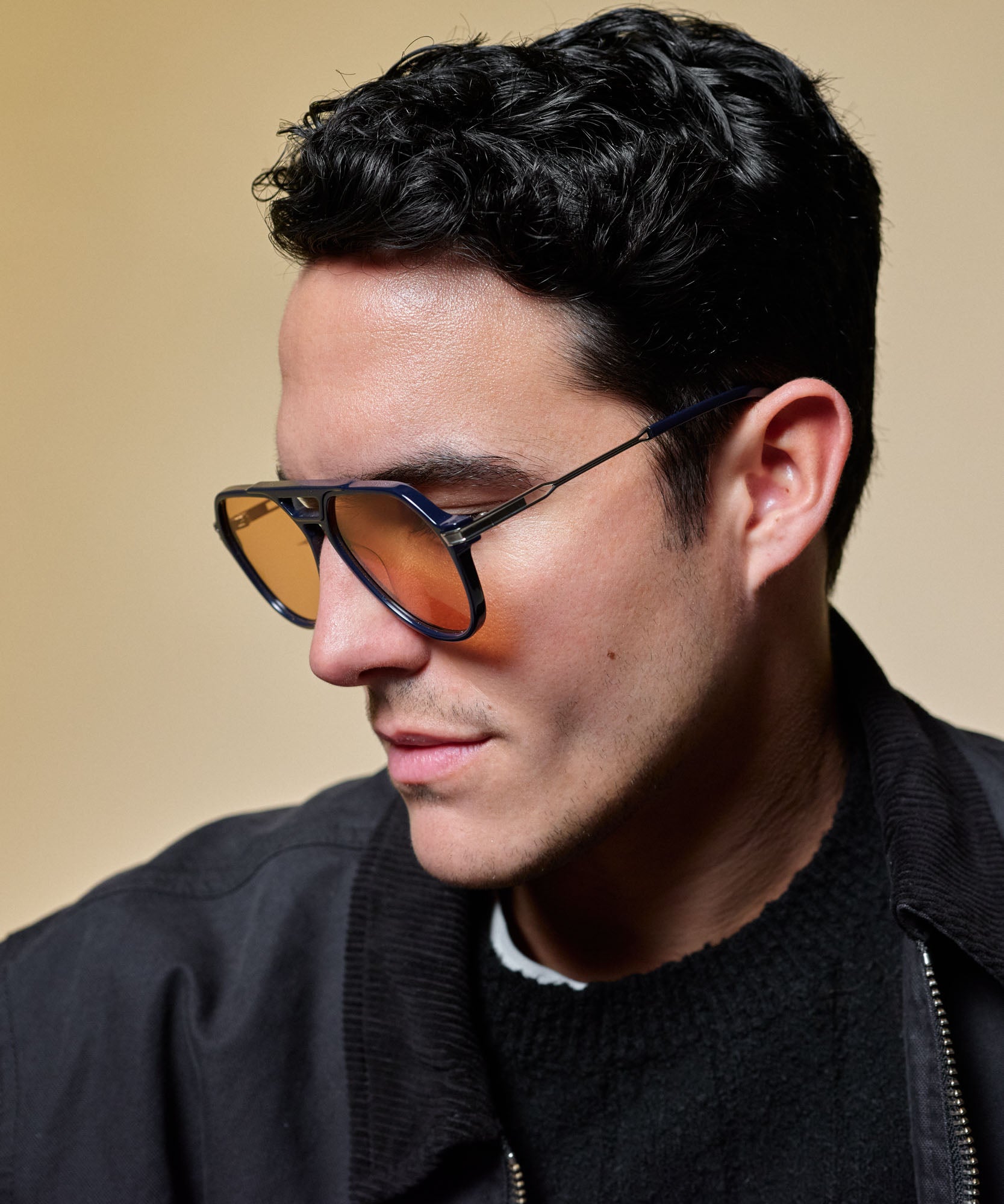 Johann Wolff Bernau Matte Navy Tuscan Light Sunglasses14 