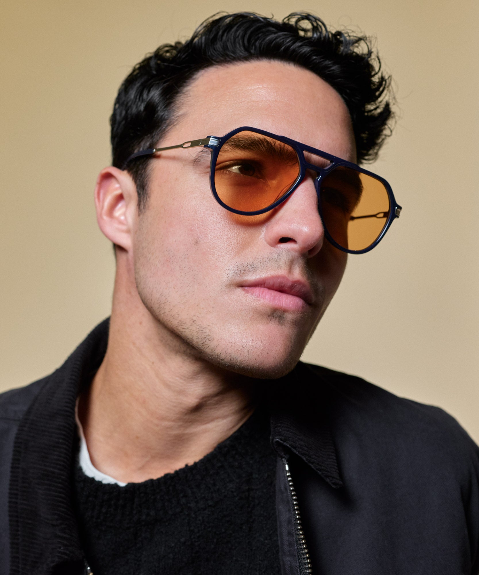 Johann Wolff Bernau Matte Navy Tuscan Light Sunglasses16 