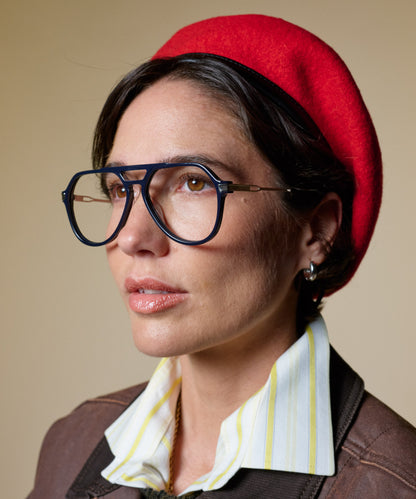 Johann Wolff Bernau Navy Glasses10 