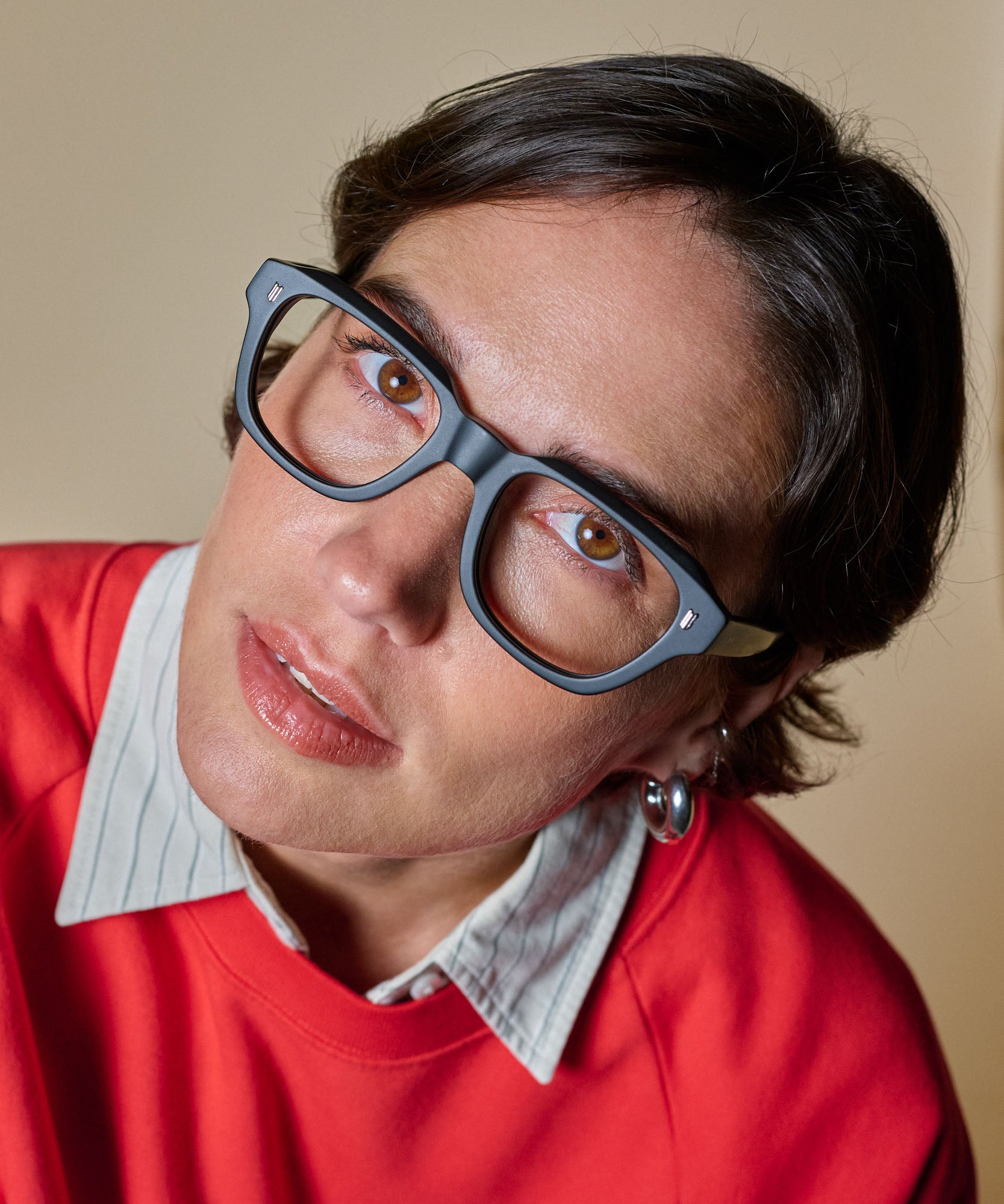 Johann Wolff Dessau Matte Black Glasses17 