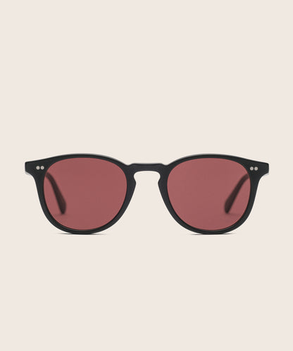 Johann Wolff Kepler Matte Black Burgundy Light Sunglasses2 