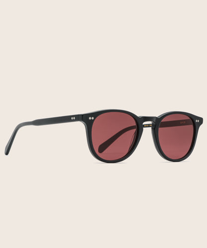 Johann Wolff Kepler Matte Black Burgundy Light Sunglasses1 