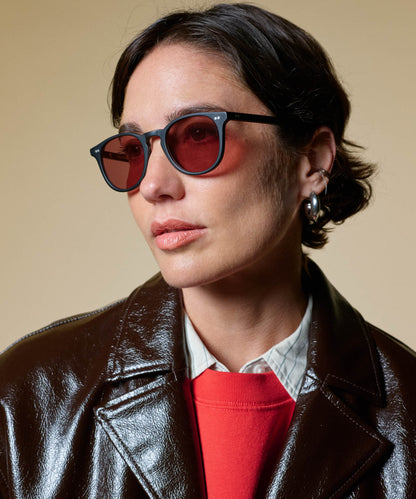 Johann Wolff Kepler Matte Black Burgundy Light Sunglasses8 