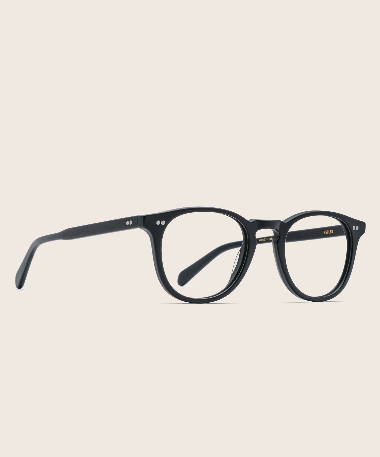 Johann Wolff Kepler Matte Black Glasses2 