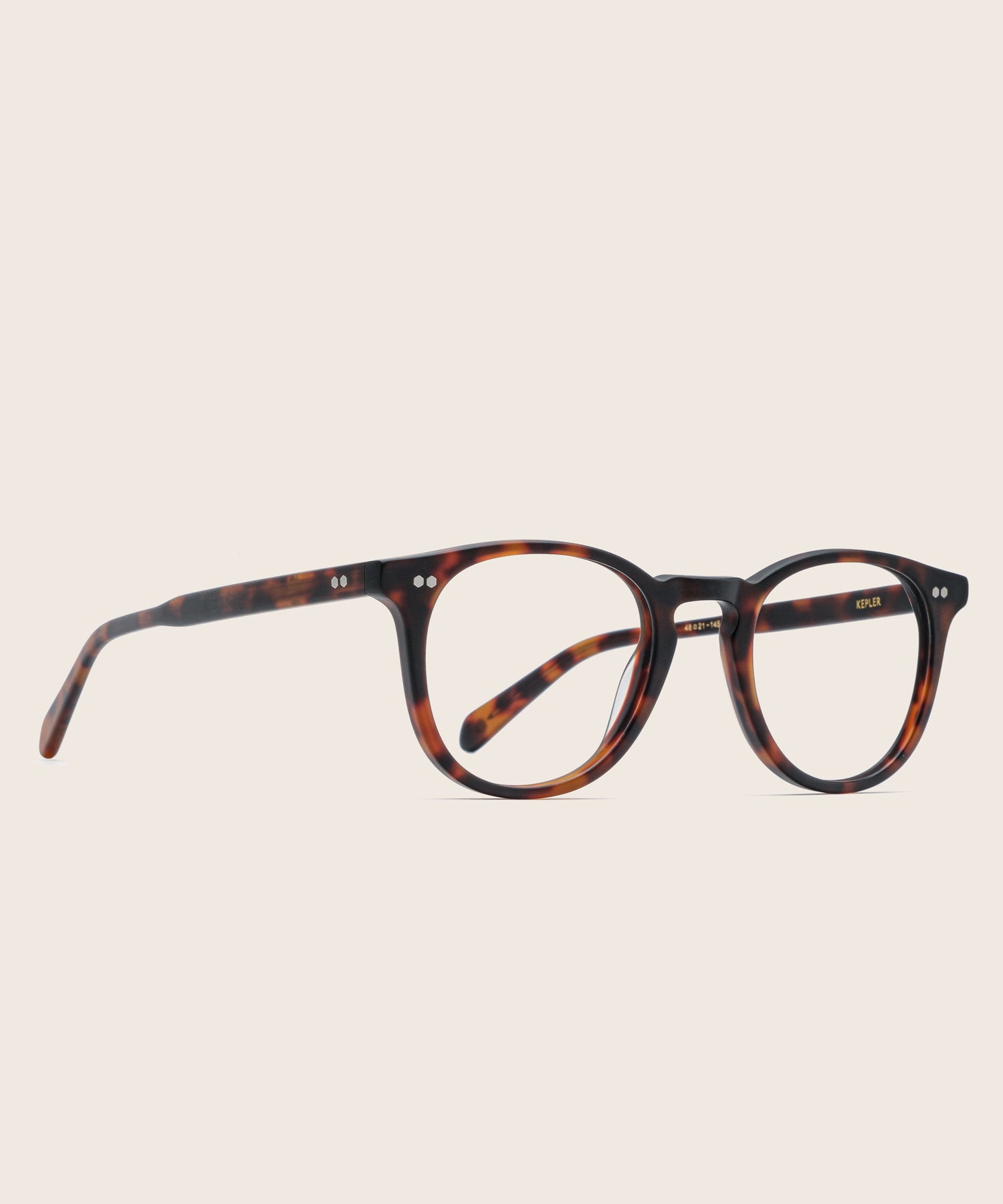 Johann Wolff Kepler Matte Havana Glasses1 