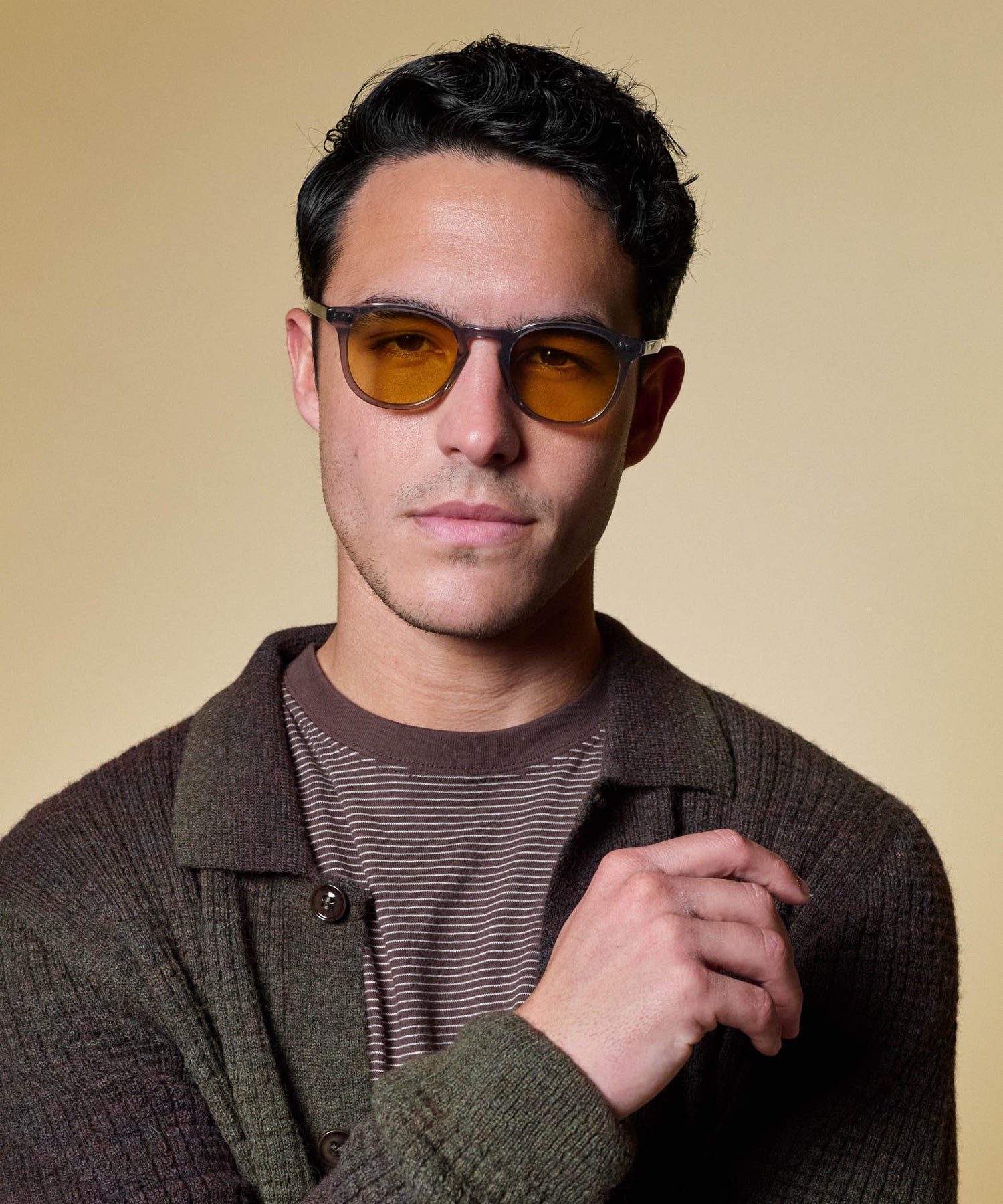 Johann Wolff Kepler Slate Burnt Yellow Light Sunglasses5 
