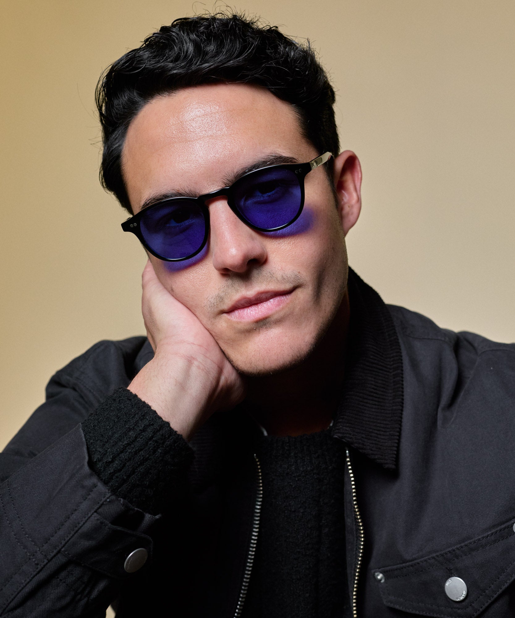 Johann Wolff Otto Black Ultramarine Sunglasses8 