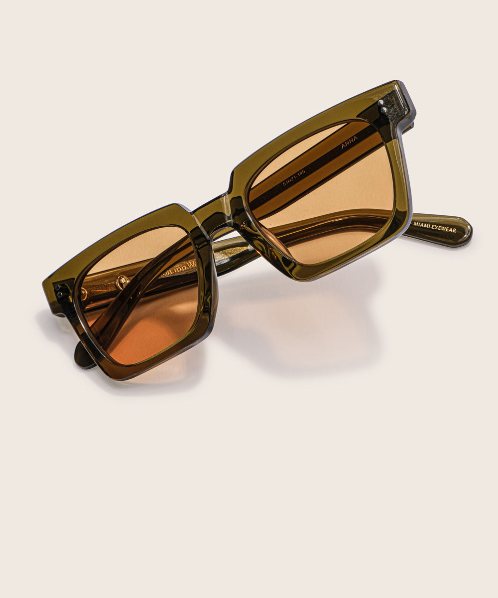 Johann Wolff Anna Army Tuscan Sunglasses 