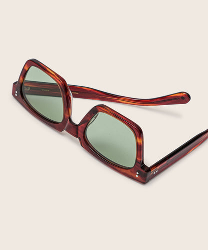 Johann Wolff Anna Havana Mint Sunglasses 