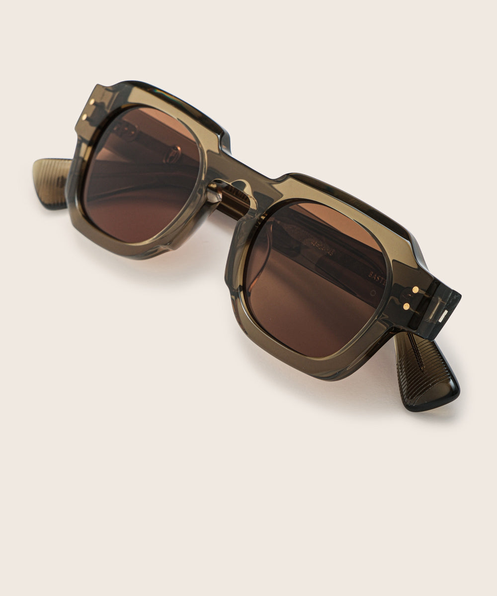 Johann Wolff Bastei Olive Sunglasses 