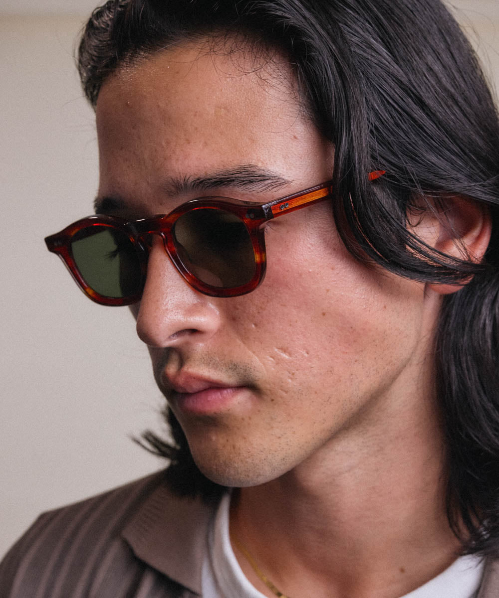 Johann Wolff Carousel Tigerwood Sunglasses 