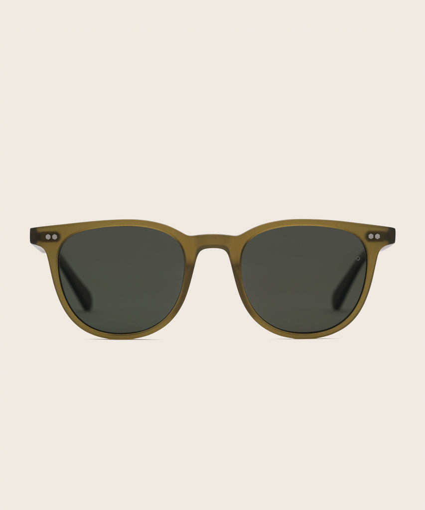 Johann Wolff Frankie Matte Army Sunglasses #color_matte-army