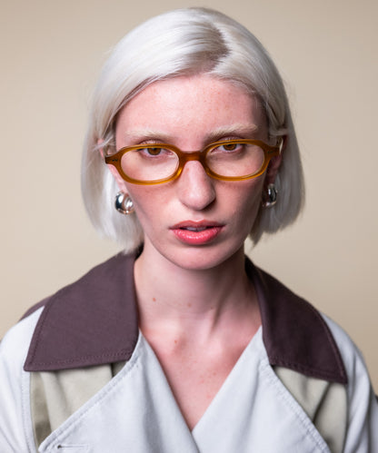 johann wolff alma amber eyeglasses 